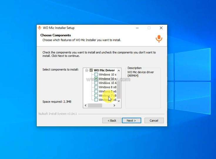 wo mic windows 10 driver