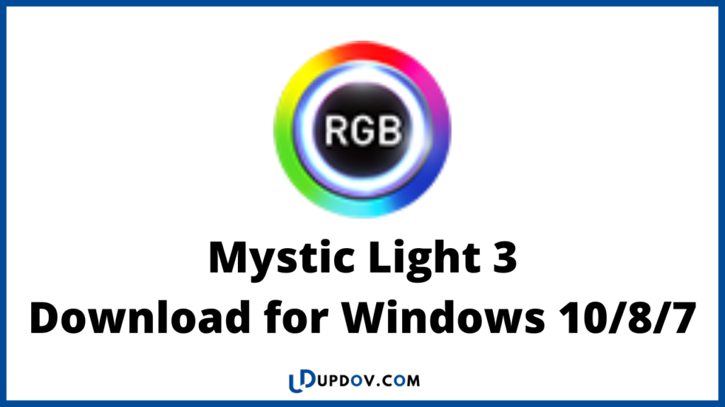 Mystic Light 3 Windows 10/8/7