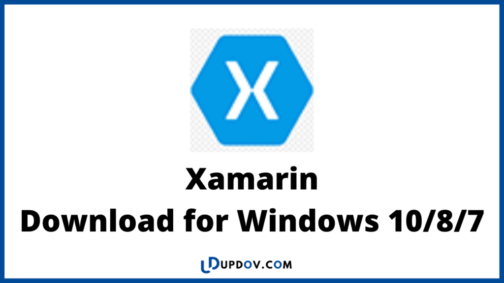 Xamarin Windows 10/8/7
