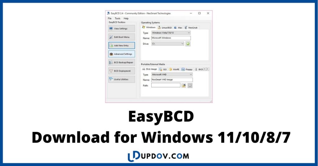 EasyBCD Download for Windows