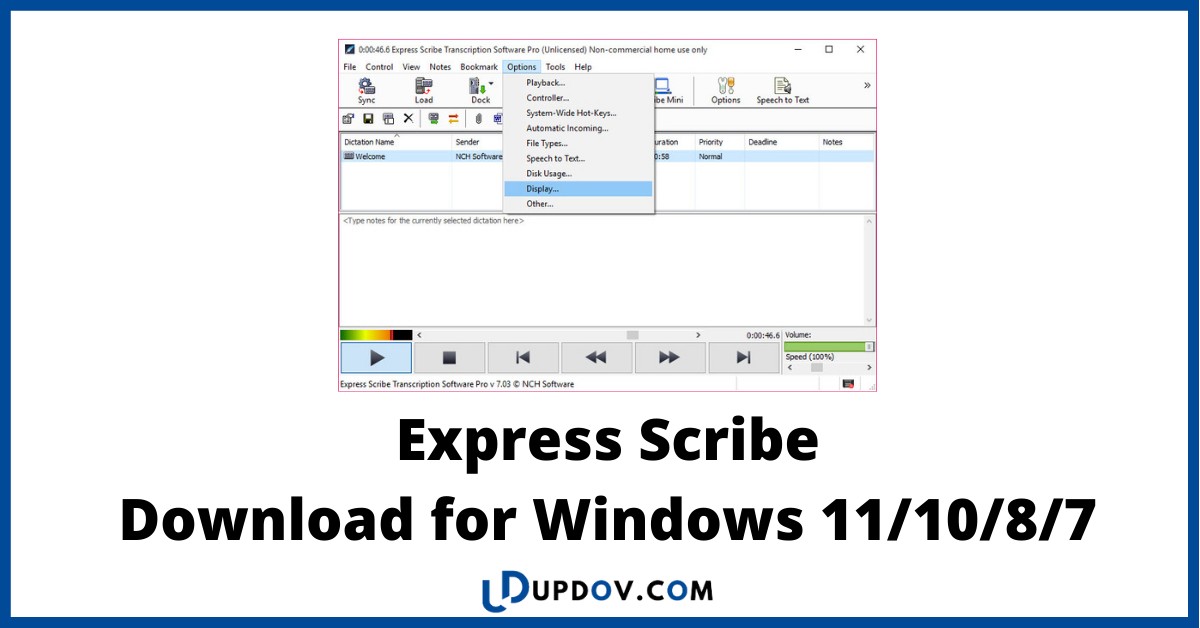 express scribe for windows 10 video lags
