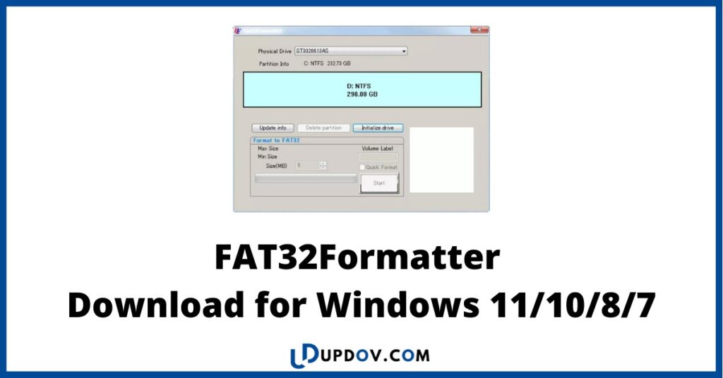 FAT32Formatter Download for Windows