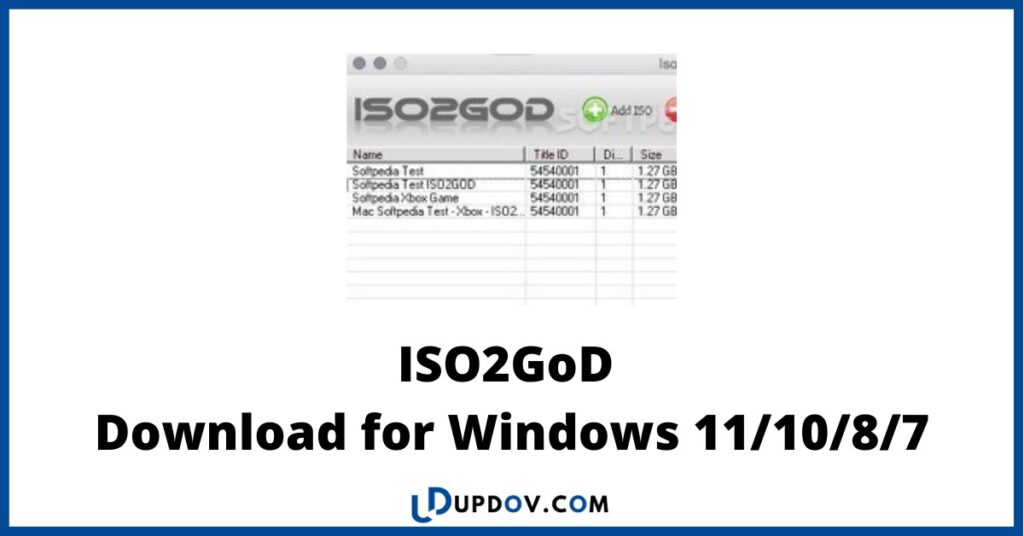 ISO2GoD Download for Windows