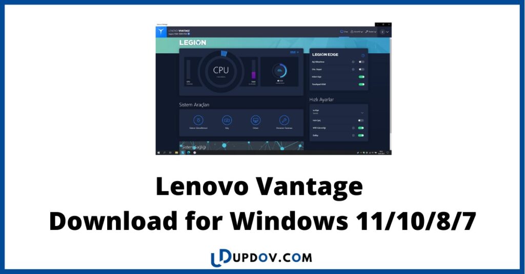 Lenovo Vantage Download for Windows