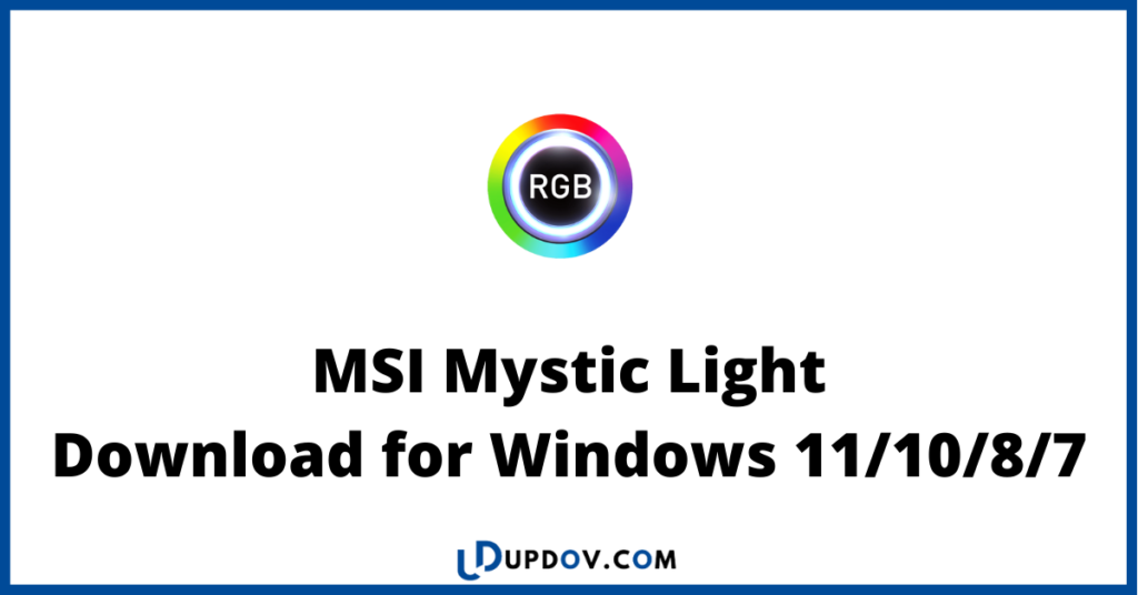 MSI Mystic Light Download for Windows