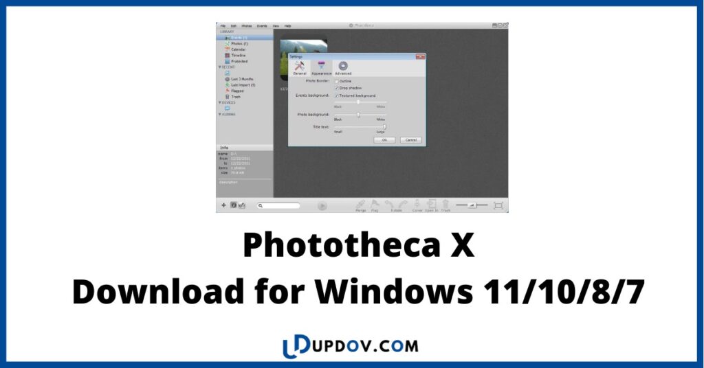 Phototheca X Download for Windows