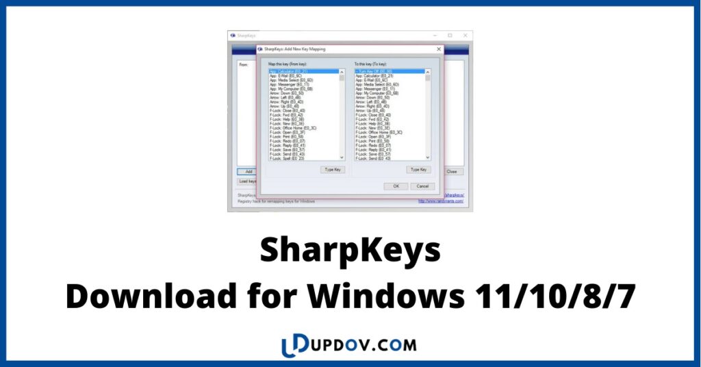 SharpKeys Download for Windows