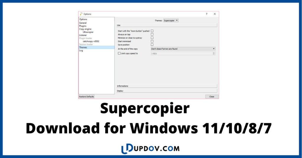 Supercopier Download for Windows