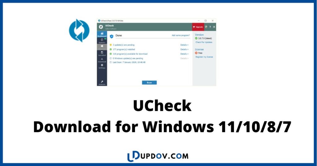 UCheck Download for Windows