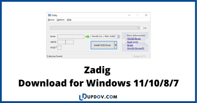 download zadig for windows 10